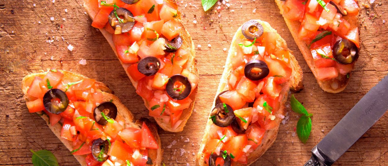 Bruschetta De Tomates Aperitivos Aldi Supermercados